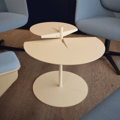 table-nénuphar-beige - Atelier Grand Duc